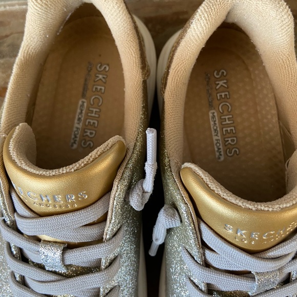 Skechers x Jane Treacy Glittering Silver/Gold Sneakers - Picture 5 of 8